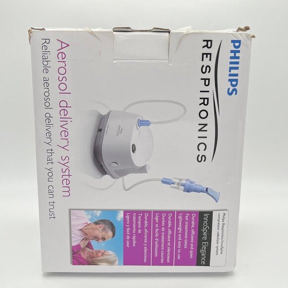 Philips Respironics InnoSpire Elegance Nebulizer Aerosol Unit w/ accessories - Picture 2 of 12